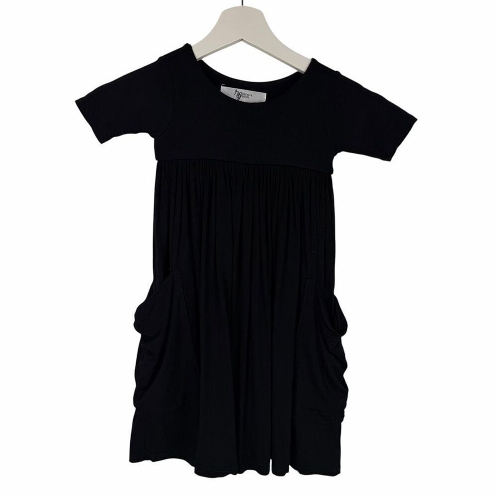 Remie Girl size 4T Black Short Sleeve Dress